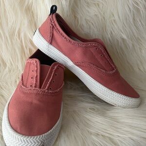 Sperry rose canvas slip-on or lace up sneakers